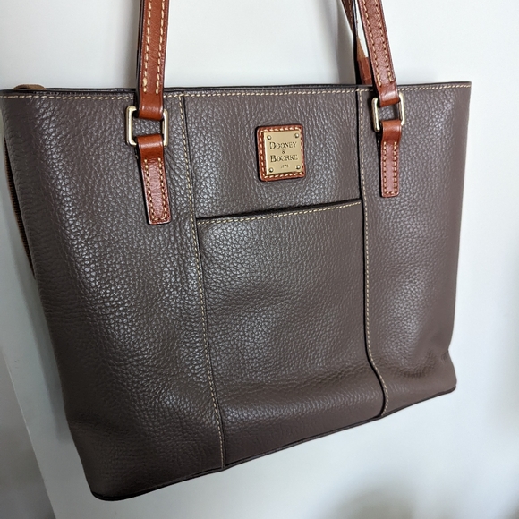 Dooney & Bourke Lexington Medium Size Tote in Elephant - Picture 2 of 5